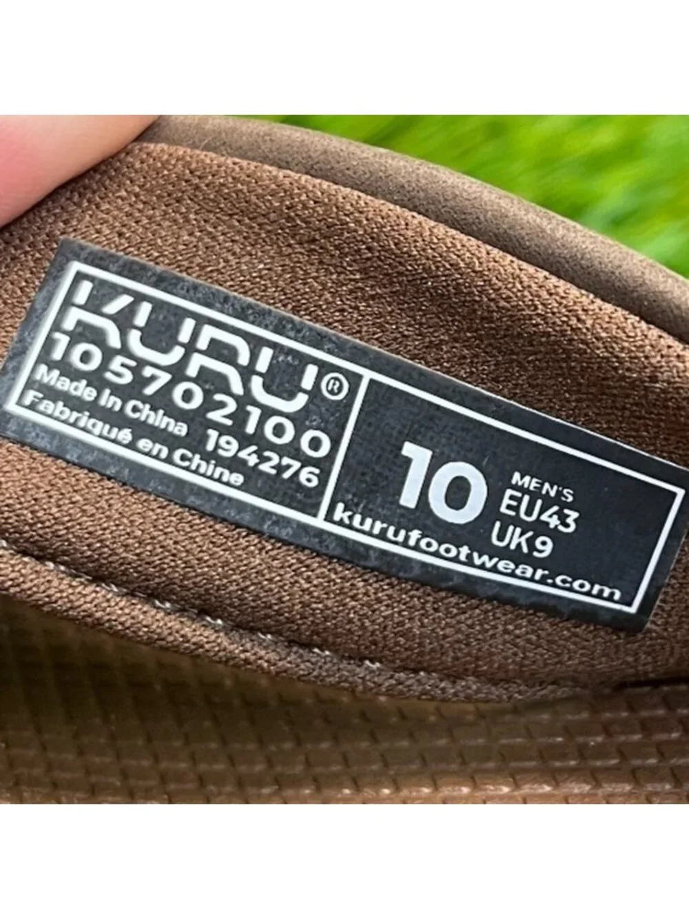 Kuru Kala 2 Mens Size 10 Brown Beach Walking Outdoor Flip Flop Thong Sandals